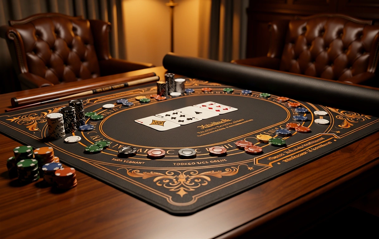 Play at Home Poker Mat