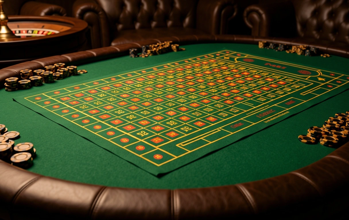 Roulette Table Layout