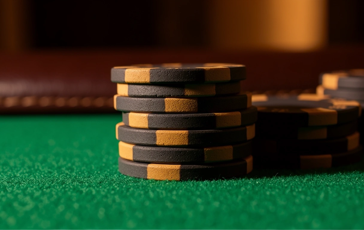 Professional casino grade poker equipment